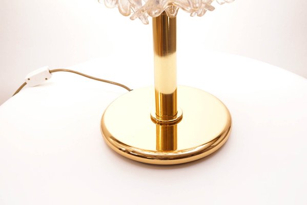Mid-Century Flower Lamp in Murano Glass by Paolo Venini for Veart