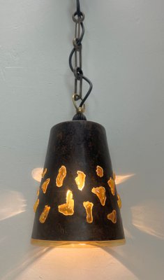 Mid-Century Brutalist Pendant Lamp attributed to Nanny Still for