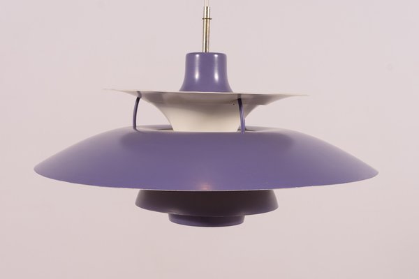 シーリングライト・天井照明 Louis poulsen ph5 purple vintage Vintage purple PH5 pendant lamp by Poul Henningsen for Louis