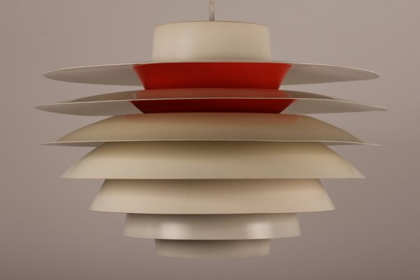 Danish Verona Pendant Light By Svend Middelboe For Nordisk Solar 1960s Danish Verona Pendant Light By Svend Middelboe For Nordisk Solar 1960s