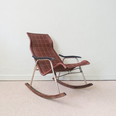 Japanese Foldable Rocking Chair attributed to Takeshi Nii 1950s