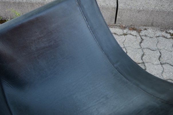 Saddle Leather Möbel Modell Canto Shell Chair by Rainer Schell for