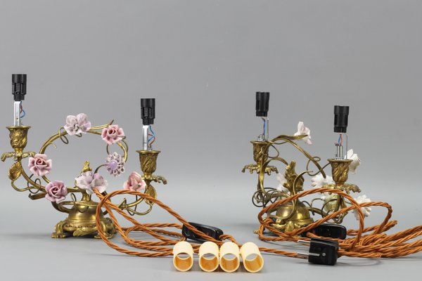 Porcelain flower lamp online