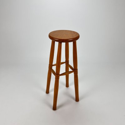 Vintage Bar Stool in Oak 1960s for sale at Pamono
