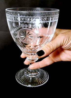 English Crystal Goblet by Yeoward William for sale at Pamono