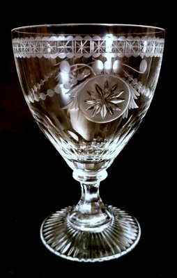 English Crystal Goblet by Yeoward William, 1995 for sale at