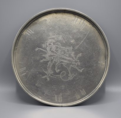 Swedish Tray in Pewter by Ossian Elgström for Company Svenskt Tenn