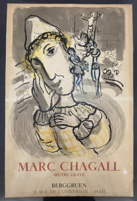 Chagall, Berggruen, 1967, Lithographic Poster sale at