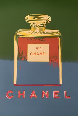 Andy Warhol Chanel N5 Perfume Original Poster Made in France 