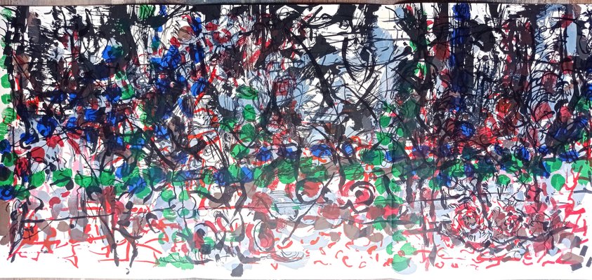 Vintage 1960 Jean-Paul Riopelle Vintage 1960 Jean-Paul Riopelle