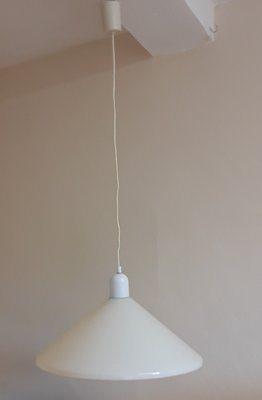 Persoonlijk calorie Tegenslag Vintage Ceiling Lamp with Cream Plastic Screen, 1970s for sale at Pamono