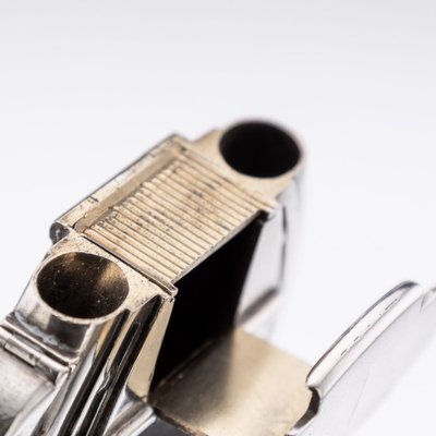 Victorian Silver Lighter and Vesta Case, London, 1853, Set