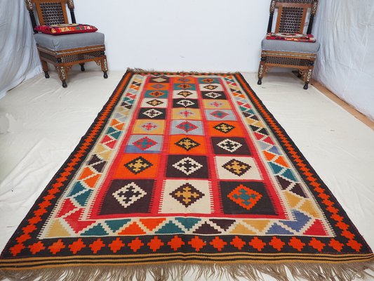 その他 Afghan Hodrang Kilim Vintage Afghan Nomadic Kilim Rug for sale at Pamono