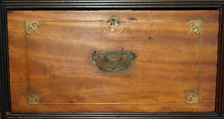 Oak 1890 Antique 3 Drawer Machinist Tool Box, Collector or Jewelry