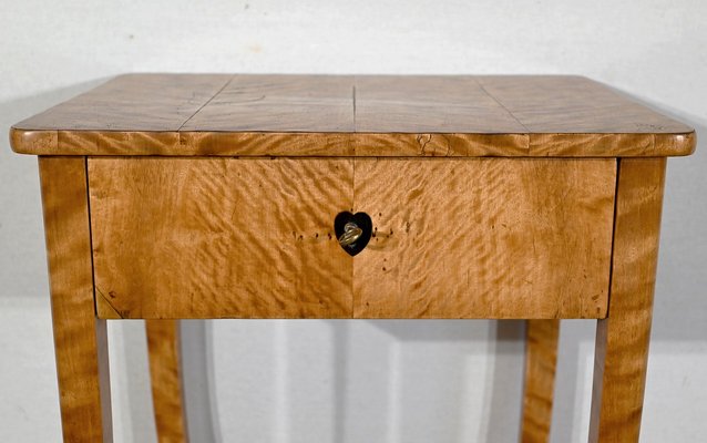 Small Louis XV Style Ceylon Light Wood Worker Table for sale at Pamono