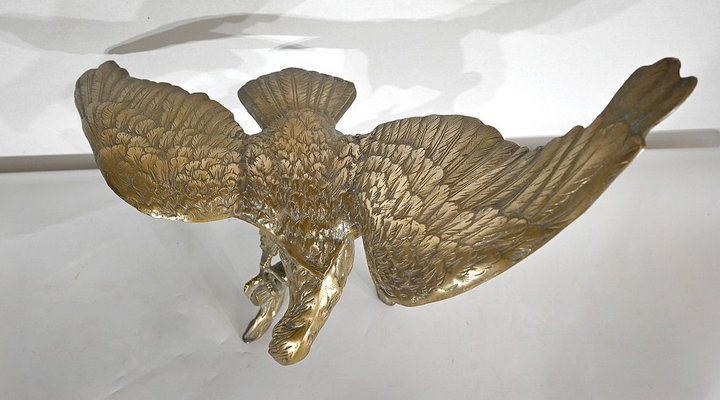 Aigle En Laiton Brass Eagle – Raie Noire, Non Testé (pour Pièces Ou Réparation)