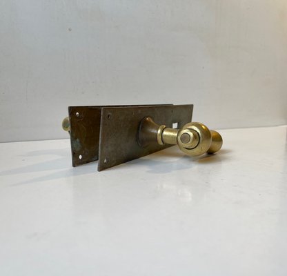 Poignée De Porte En Laiton Gedotec Style Napoléon Art Nouveau Pour Porte D'entrée, Tige 250-300 Mm