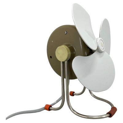 Datter patient Krigsfanger Vintage Table Fan in Metal, 1970s for sale at Pamono