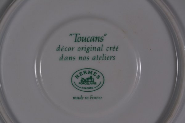 Toucan Table Service Set from Hermès, 1986, Set of 160 for sale at