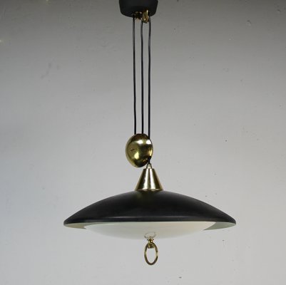 Italian Up And Down Lamp With Pulley