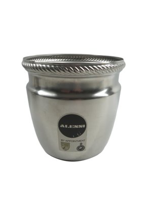 Alessi 5051 Seau à Glace Avec Poignées Et Grille En Acier Inoxydable 18/10 - Design Élégant