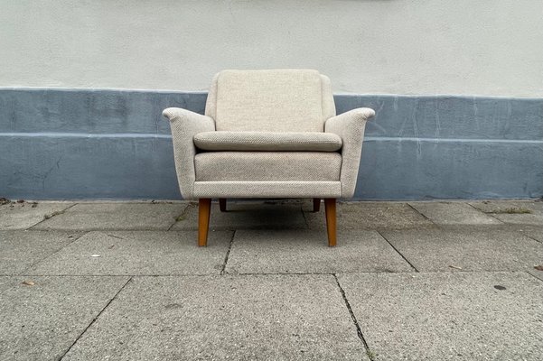 off white armchair