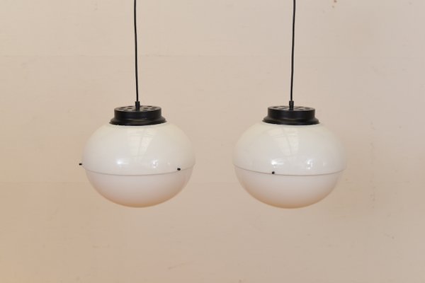 Italian Model 4022 Ceiling Lights By Luigi Bandini Buti For