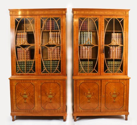 Edwardian bookcases for deals sale