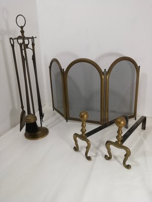 Set di 2 portacandele portacandele vintage in ottone