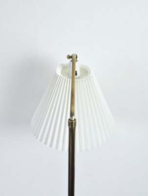Vintage pleated sale floor lamp