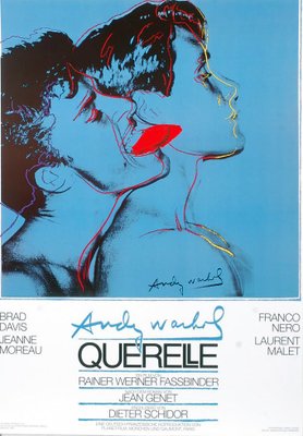 Póster de Andy Warhol, Querelle Blue, siglo XX en venta en Pamono