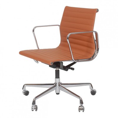 Cognac Leather Ea-117 Office Chair by Charles Eames for Cognac Leather Ea-117 Office Chair by Charles Eames for