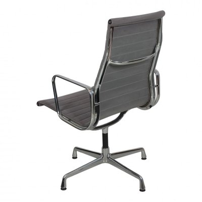 Patinated Grey Fabric EA 109 Chair by Charles Eames for Vitra for