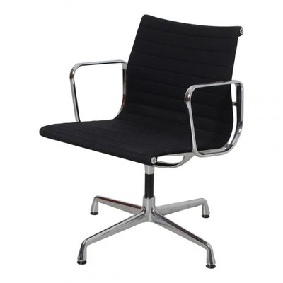 levenslang vis Zorgvuldig lezen Black Patinated Hopsak Fabric EA 108 Chair by Charles Eames for Vitra for  sale at Pamono