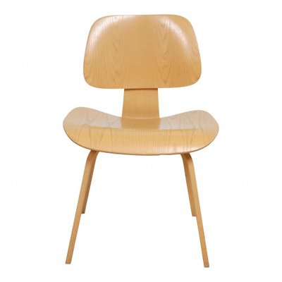 DCW Chair of Molded Oak by Charles Eames for Vitra, 1990s for sale