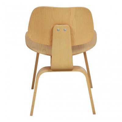 DCW Chair of Molded Oak by Charles Eames for Vitra, 1990s for sale