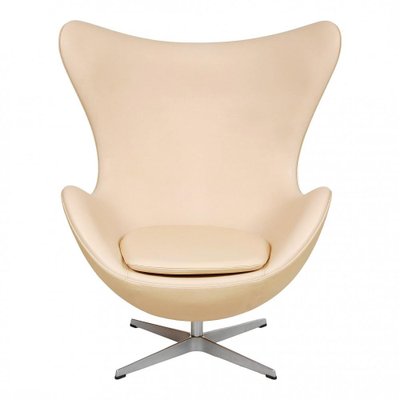 zak kwaad hetzelfde Egg Chair in Vacona Leather by Arne Jacobsen for Fritz Hansen for sale at  Pamono