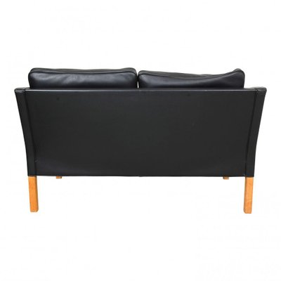 Two Seater 2322 Sofa In Black Bison And