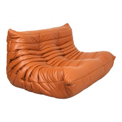 Vintage Patchwork Bean Bag in Brown Aniline Leather, 1970s for sale at  Pamono