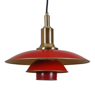 Red Anniversary 3/2 Pendant Lamp by Poul Henningsen for Louis Poulsen, 1980s