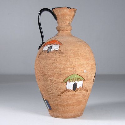 Mid-Century Italian Ceramic Vase by Brothers Fiancullacci for