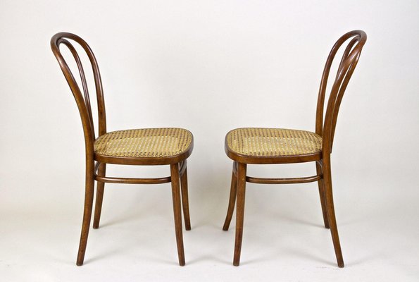Set of Art Nouveau Bentwood Chairs No. 14, Austria, 1890s for sale
