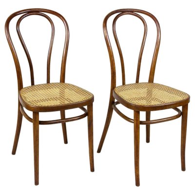 Set of Art Nouveau Bentwood Chairs No. 14, Austria, 1890s for sale
