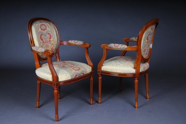 20th Century French Louis XVI Drawing Room Chairs, Set of 8 for