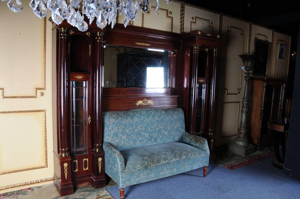 19th Century Empire Architectural Salon Sofa 1890s for sale at Pamono