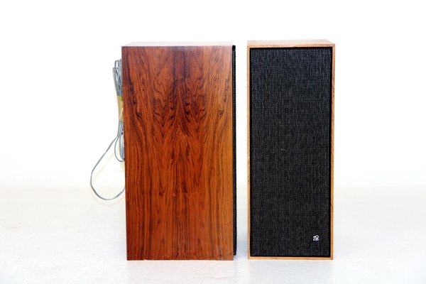 Loud Speakers in Rosewood from Bang & Olufsen, Denmark, 1960s, Set