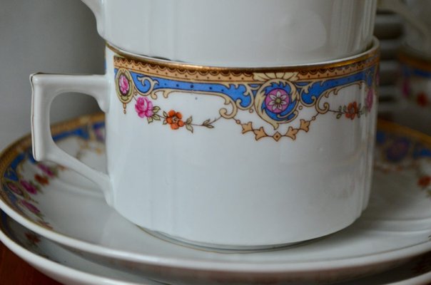 Juego de café porcelana Limoges · Vintage French coffee set (20 piezas) -  Vintage & Chic