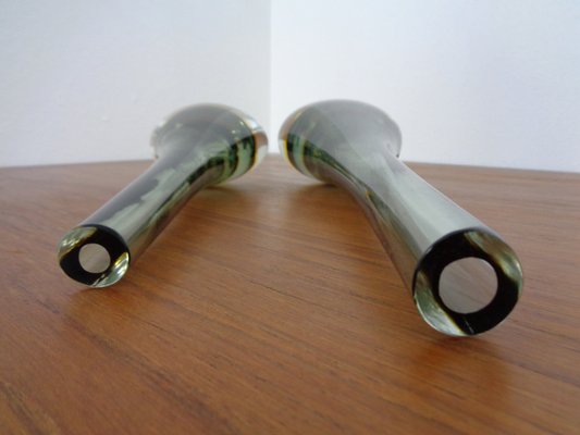 Italian Murano Formia Glass Vases from Fornace Mian, 1970s, Set of