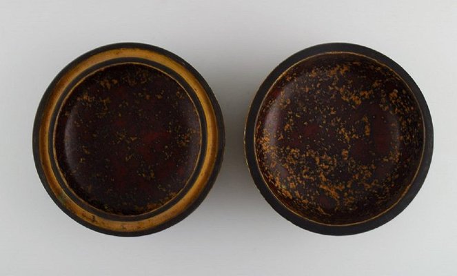 ハンスヘッドバーグ？HANSHEDBERG. Jar with lid Glazed Ceramics Lidded Jar from Hans Hedberg, 1980s for sale at Pamono