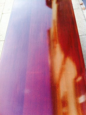 Danish Mahogony Coffee Table with Floating Top by Ole Wanscher for